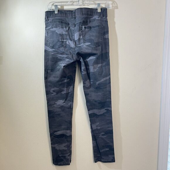 Democracy Ab Technology Womens Jeans Sz 4 Gray Camo Mid Rise Stretch Skinny - Picture 2 of 7